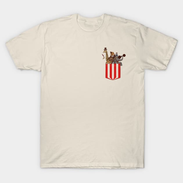 The incredible pocket circus T-Shirt by Sachpica